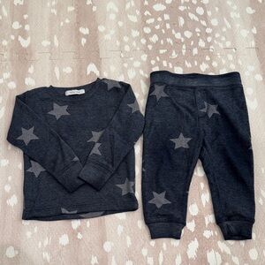 Little Mish Star Print Long Sleeve Top & Jogger Set Boys 18M